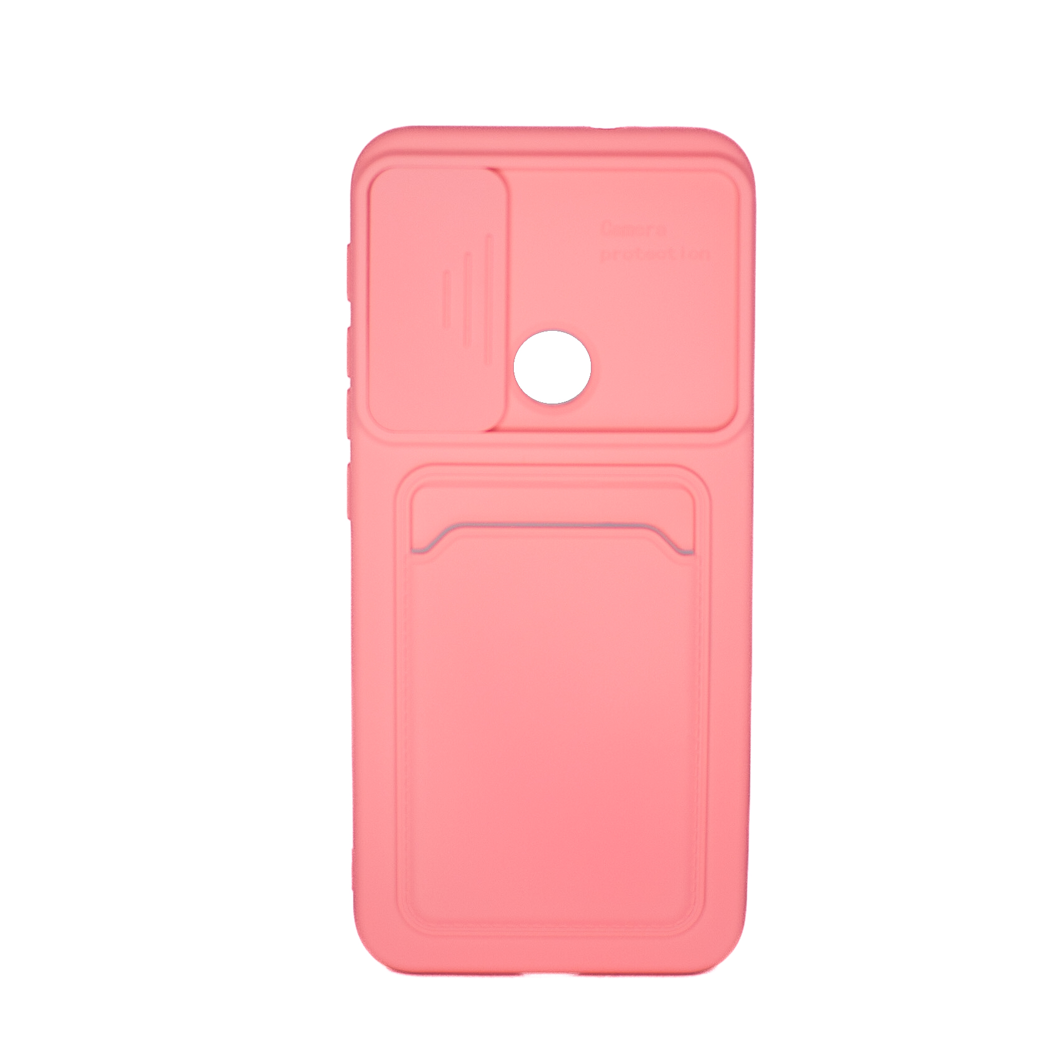 Protectores para celular  para Motorola  MOTO G10 / G20 / G30 Funda de tpu con cubre c�mara y porta tarjeta Coral